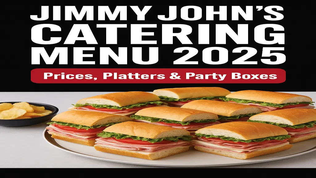Jimmy john's catering menu 2025